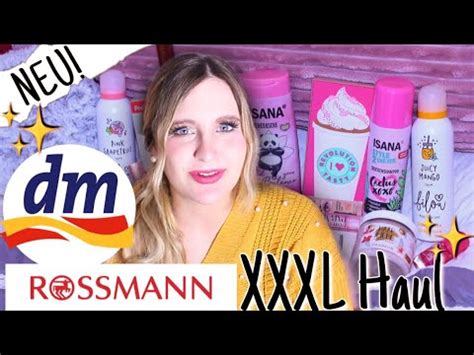 XXXL DM und ROSSMANN HAUL MÄRZ 2021 NEU von Bilou.